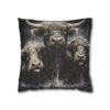 Highland Cows Double-Sided Cushion Cover