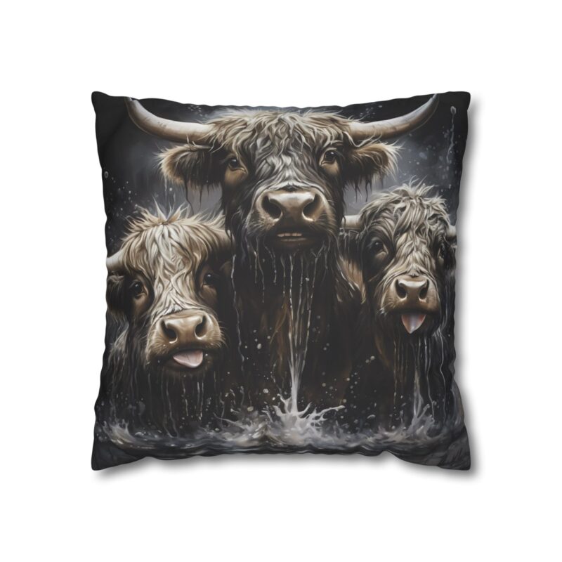 Highland Cows Double-Sided Cushion Cover