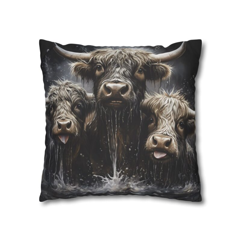 Highland Cows Double-Sided Cushion Cover