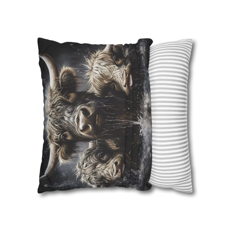 Highland Cows Double-Sided Cushion Cover