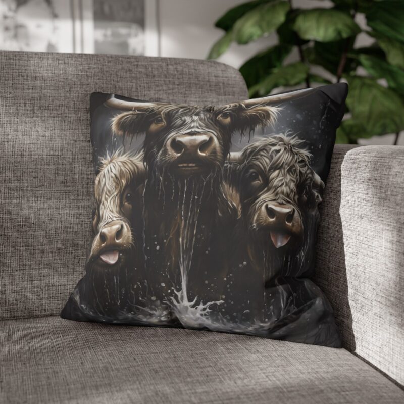 Highland Cows Double-Sided Cushion Cover