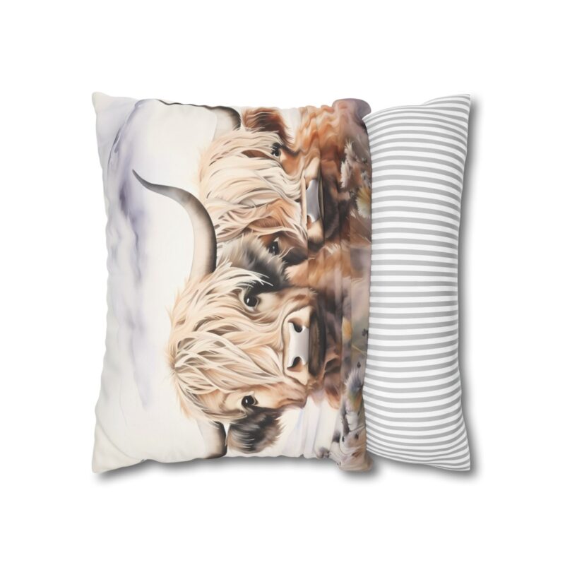 Highland Cows Double-Sided Cushion Cover