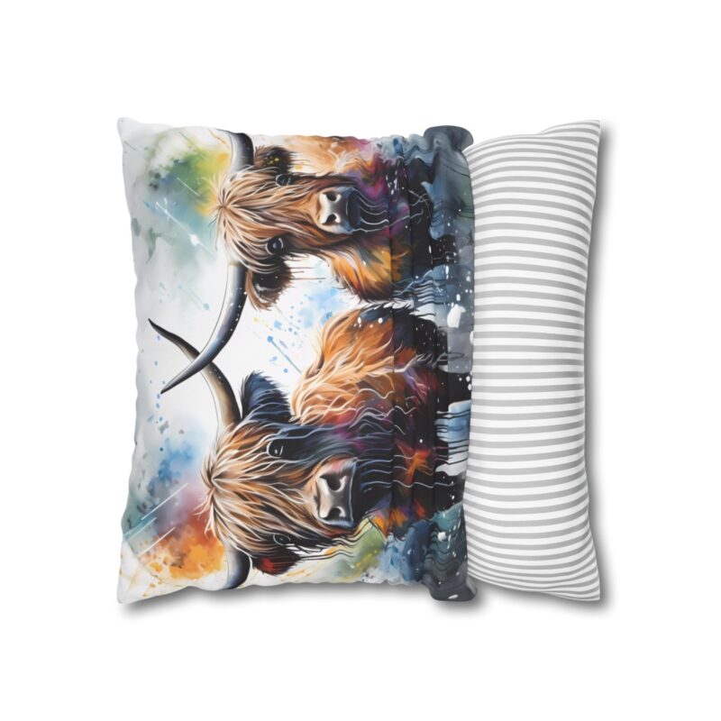 Highland Cows Double-Sided Cushion Cover