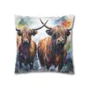 Highland Cows Double-Sided Cushion Cover