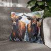 Highland Cows Double-Sided Cushion Cover