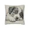 Australian Shepherd Dog Square Double-Sided Cushion Cover