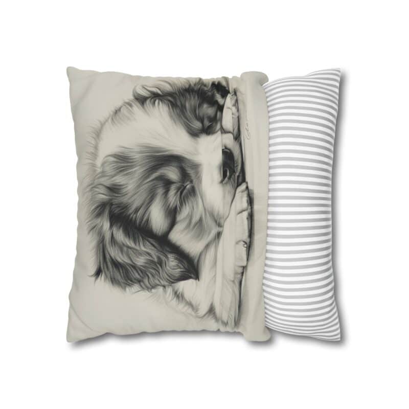 Australian Shepherd Dog Square Double-Sided Cushion Cover