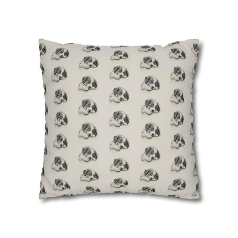 Australian Shepherd Dog Square Double-Sided Cushion Cover