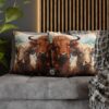 Highland Cows Double-Sided Cushion Cover