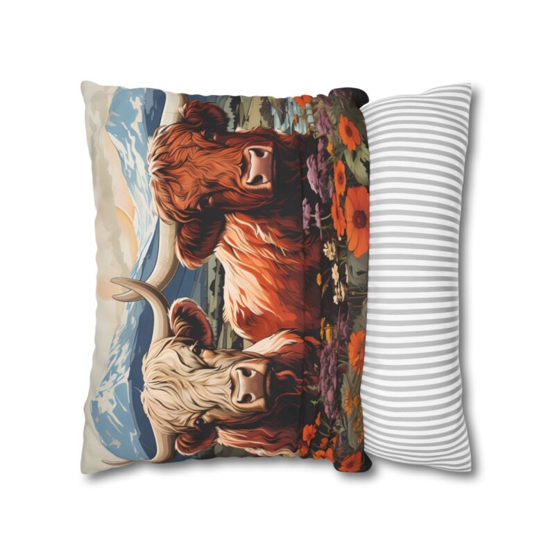 Highland Cows Double-Sided Cushion Cover