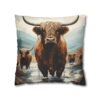 Highland Cows Double-Sided Cushion Cover