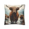 Highland Cows Double-Sided Cushion Cover