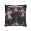 Highland Cows Double-Sided Cushion Cover