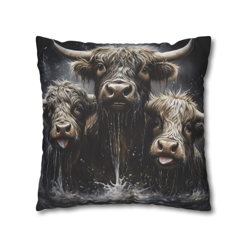 Highland Cows Double-Sided Cushion Cover