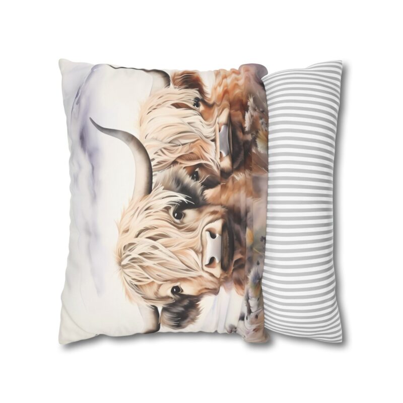 Highland Cows Double-Sided Cushion Cover