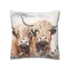 Highland Cows Double-Sided Cushion Cover