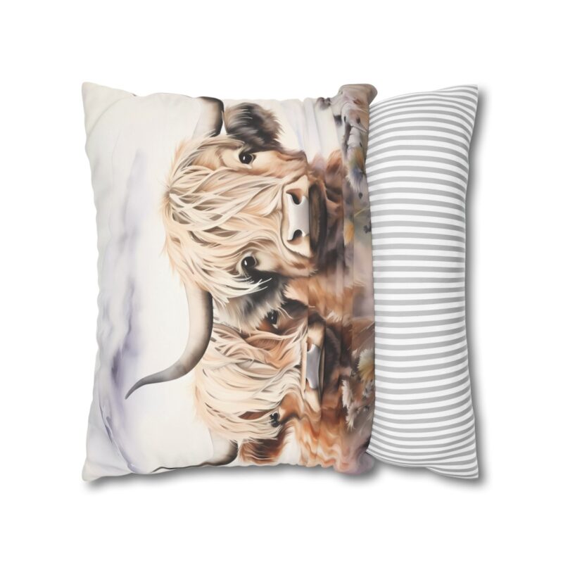 Highland Cows Double-Sided Cushion Cover