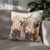 Highland Cows Double-Sided Cushion Cover