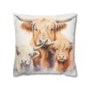 Highland Cows Double-Sided Cushion Cover