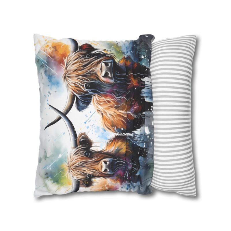 Highland Cows Double-Sided Cushion Cover