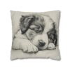 Australian Shepherd Dog Square Double-Sided Cushion Cover