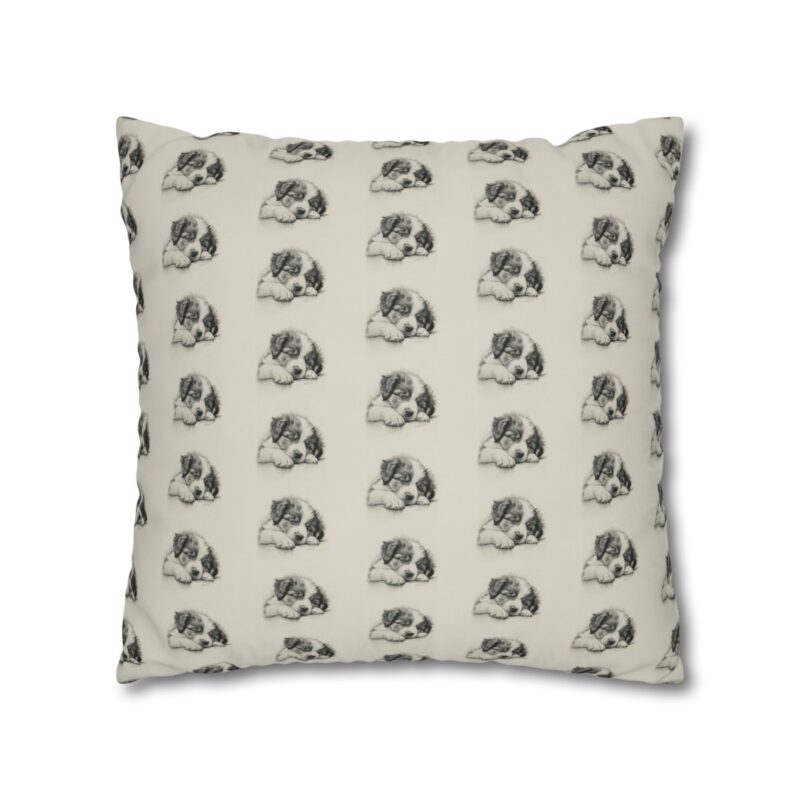 Australian Shepherd Dog Square Double-Sided Cushion Cover