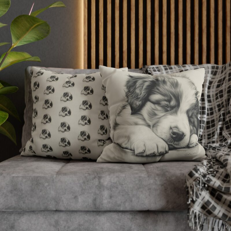 Australian Shepherd Dog Square Double-Sided Cushion Cover