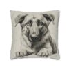 Anatolian Shepherd Dog Square Double-Sided Cushion Cover