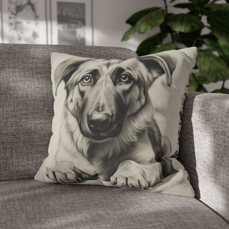 Anatolian Shepherd Dog Square Double-Sided Cushion Cover