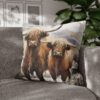 Highland Cows Double-Sided Cushion Cover