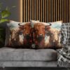 Highland Cows Double-Sided Cushion Cover