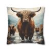 Highland Cows Double-Sided Cushion Cover