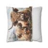 Highland Cows Double-Sided Cushion Cover