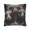 Highland Cows Double-Sided Cushion Cover