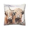 Highland Cows Double-Sided Cushion Cover