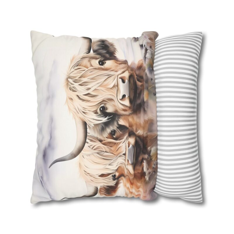 Highland Cows Double-Sided Cushion Cover