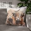 Highland Cows Double-Sided Cushion Cover