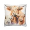 Highland Cows Double-Sided Cushion Cover