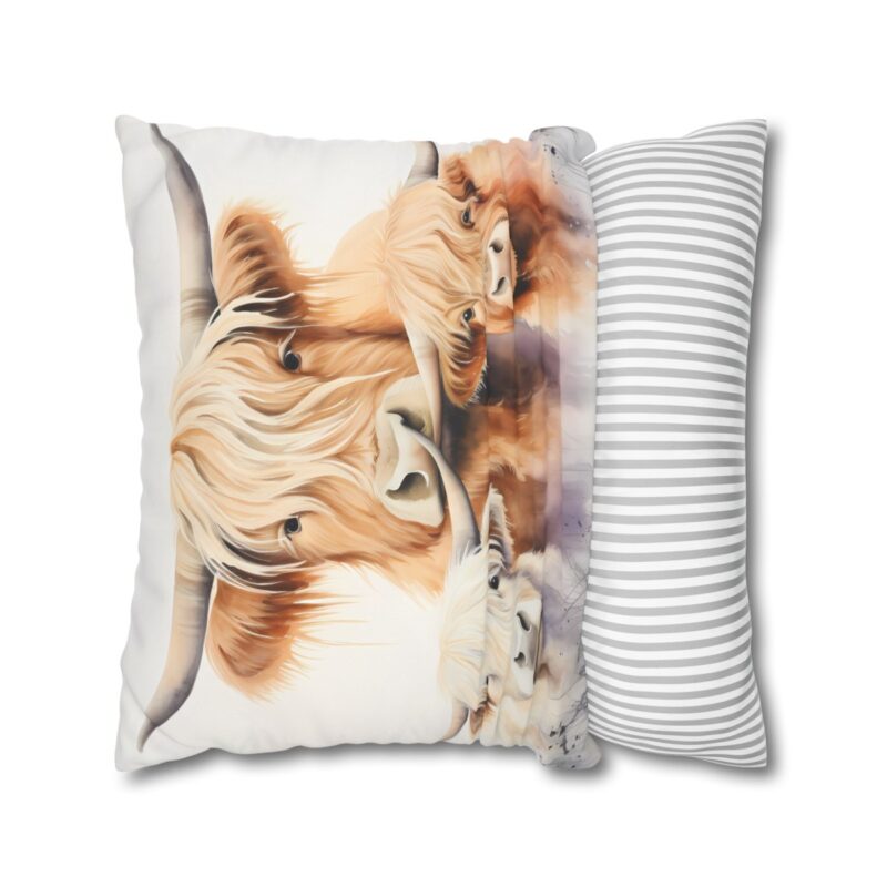 Highland Cows Double-Sided Cushion Cover