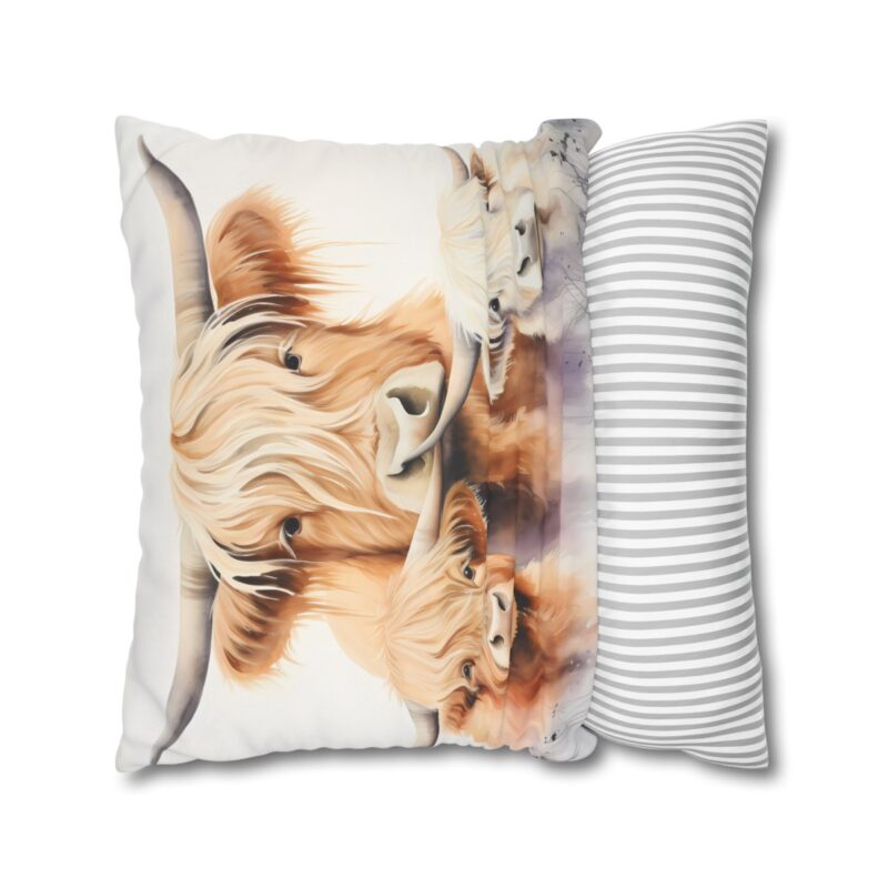 Highland Cows Double-Sided Cushion Cover