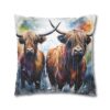 Highland Cows Double-Sided Cushion Cover