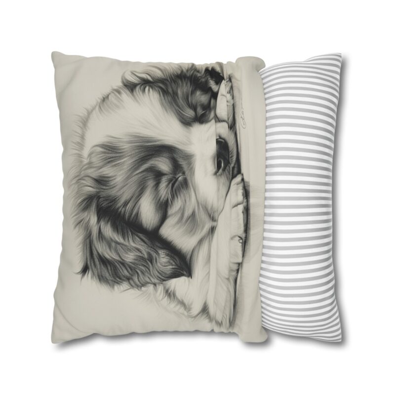 Australian Shepherd Dog Square Double-Sided Cushion Cover