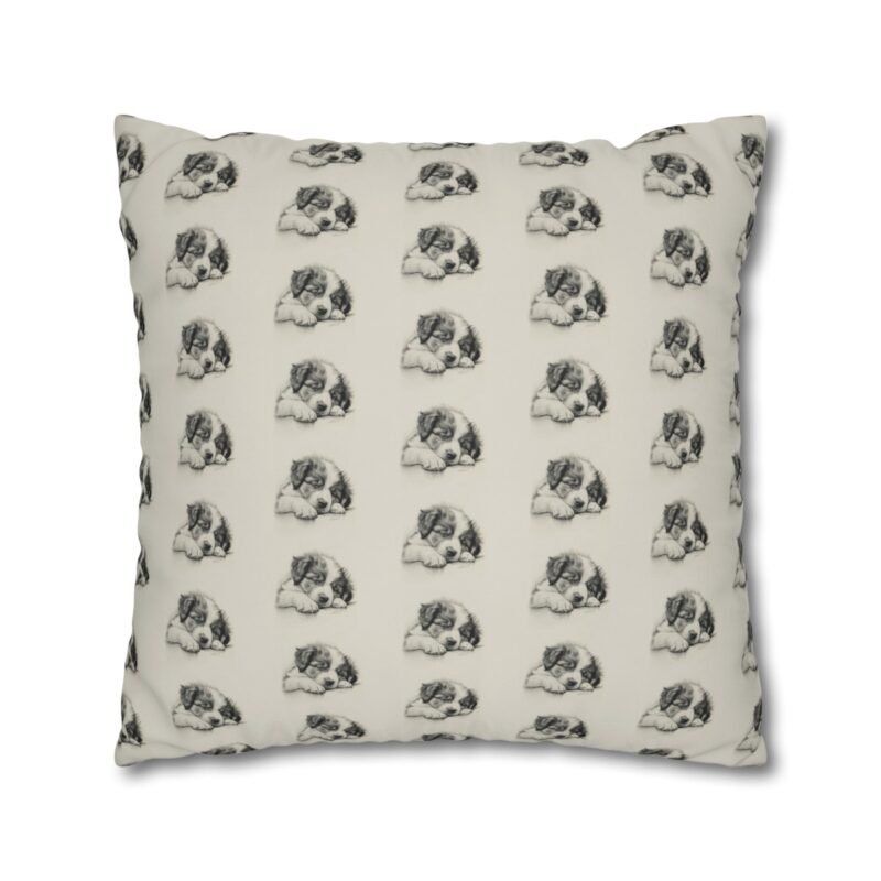 Australian Shepherd Dog Square Double-Sided Cushion Cover