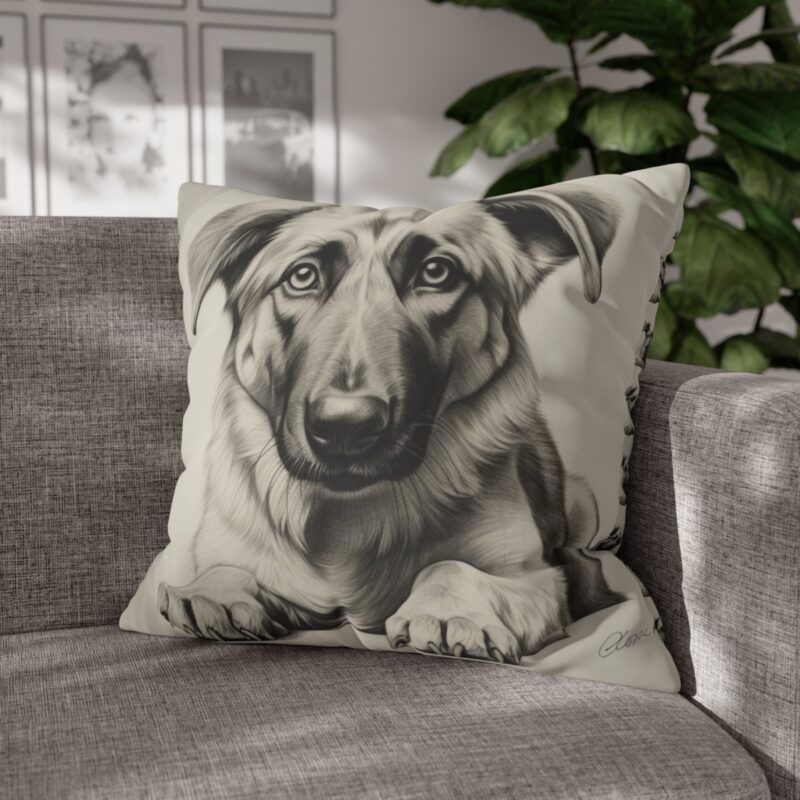 Anatolian Shepherd Dog Square Double-Sided Cushion Cover