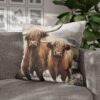 Highland Cows Double-Sided Cushion Cover