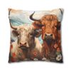 Highland Cows Double-Sided Cushion Cover