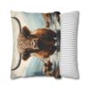 Highland Cows Double-Sided Cushion Cover