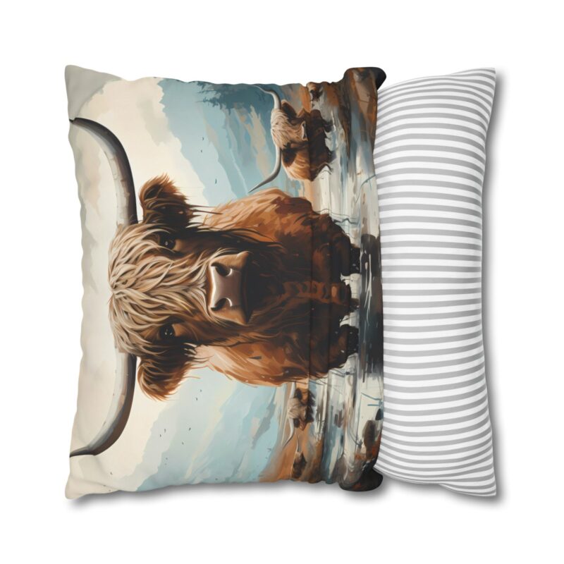 Highland Cows Double-Sided Cushion Cover