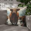 Highland Cows Double-Sided Cushion Cover