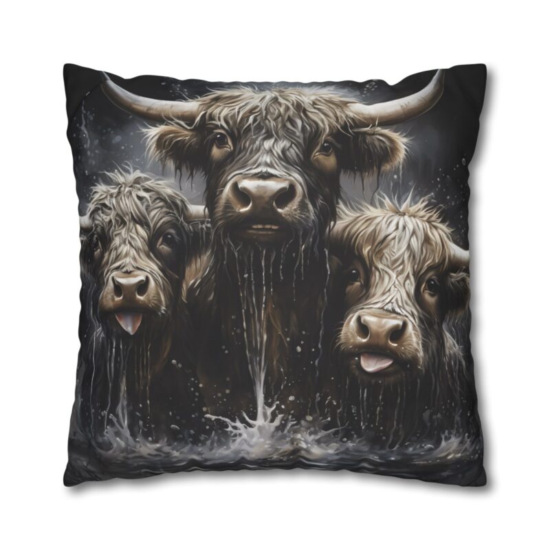 Highland Cows Double-Sided Cushion Cover